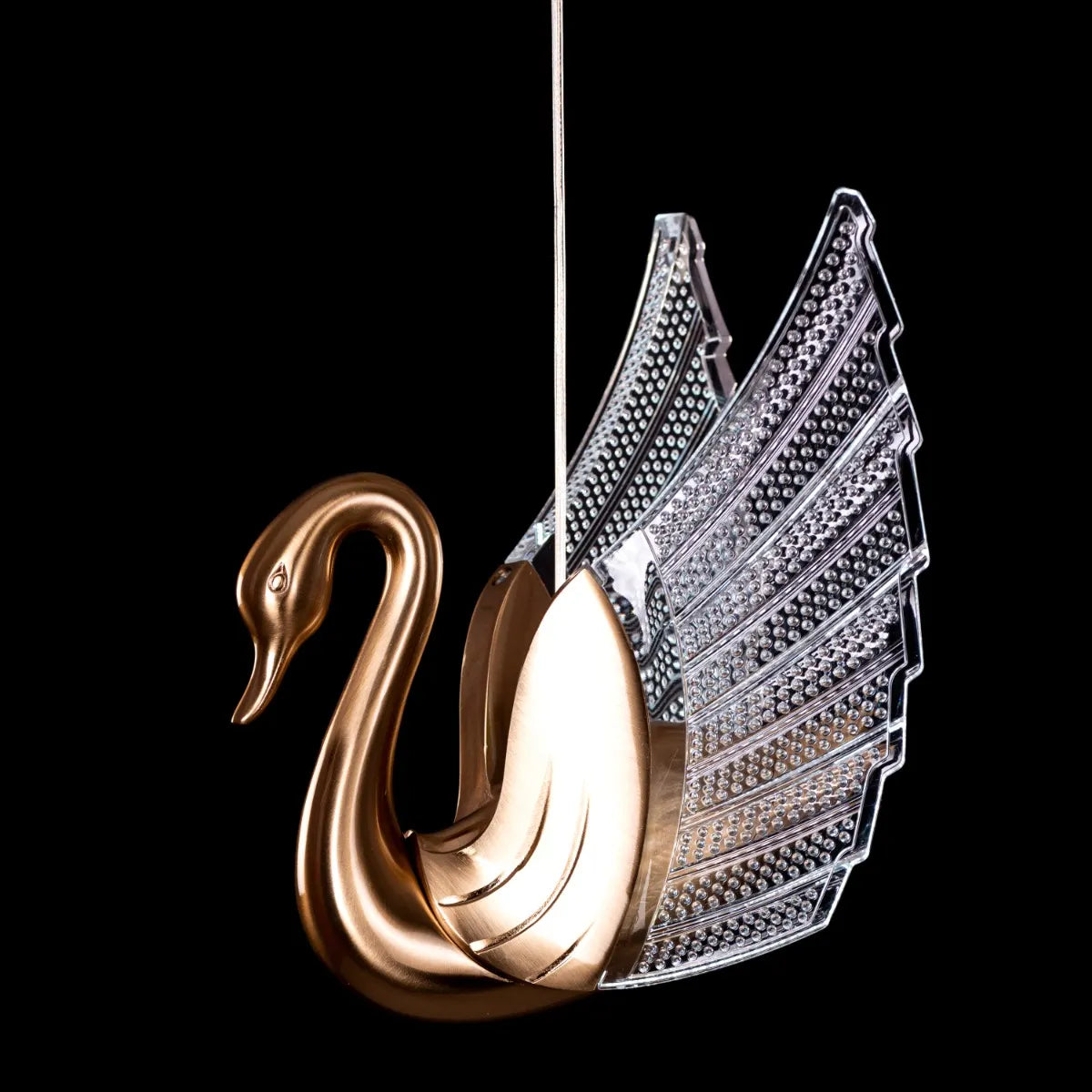 Sophisticated Small Gold Chandelier with Dimmable LED Technology and Remote Control – Two Birds One Throne