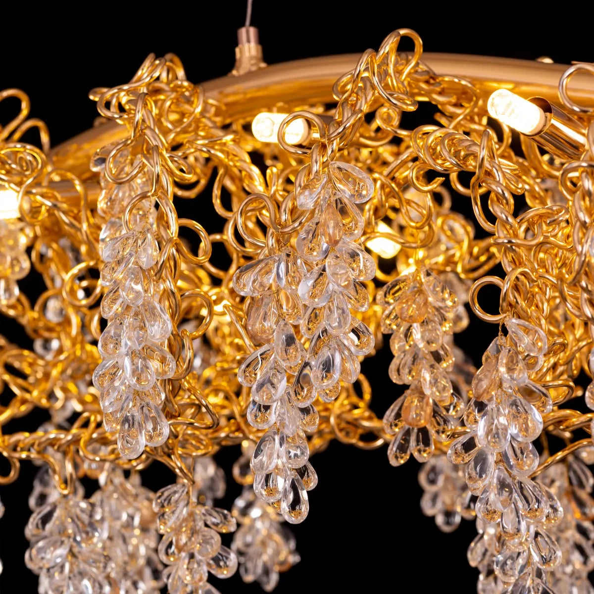 Believe In Magic (Large, Gold) Crystal Chandelier