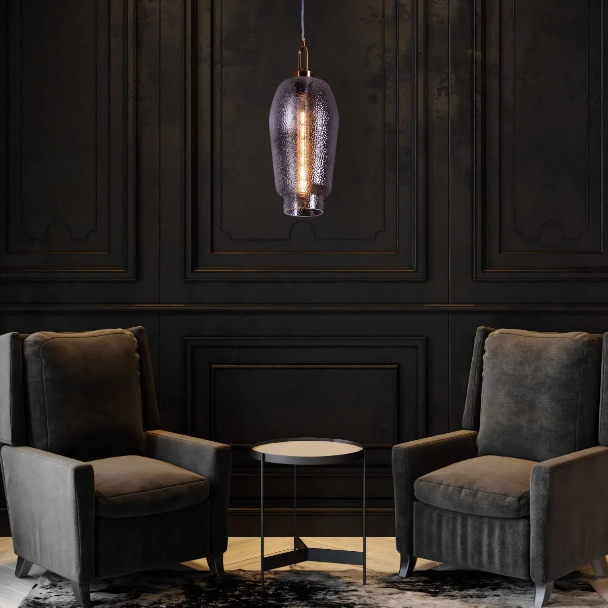 Sophisticated Take Me Traveling Pendant Light in Long Bubble Glass for a Statement Piece