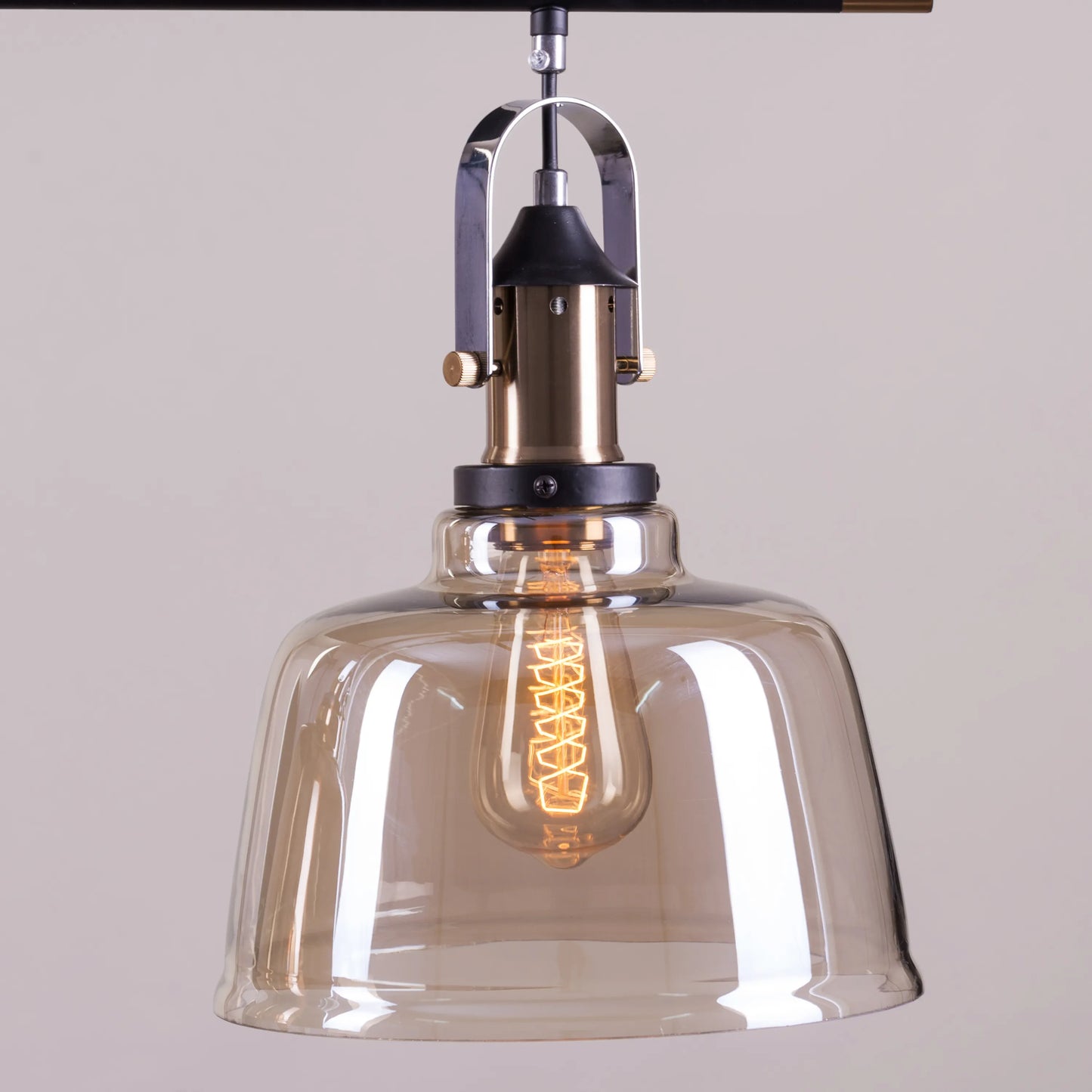 Royal Tea (Smokey Grey, Copper, Amber) Glass Pendant Light