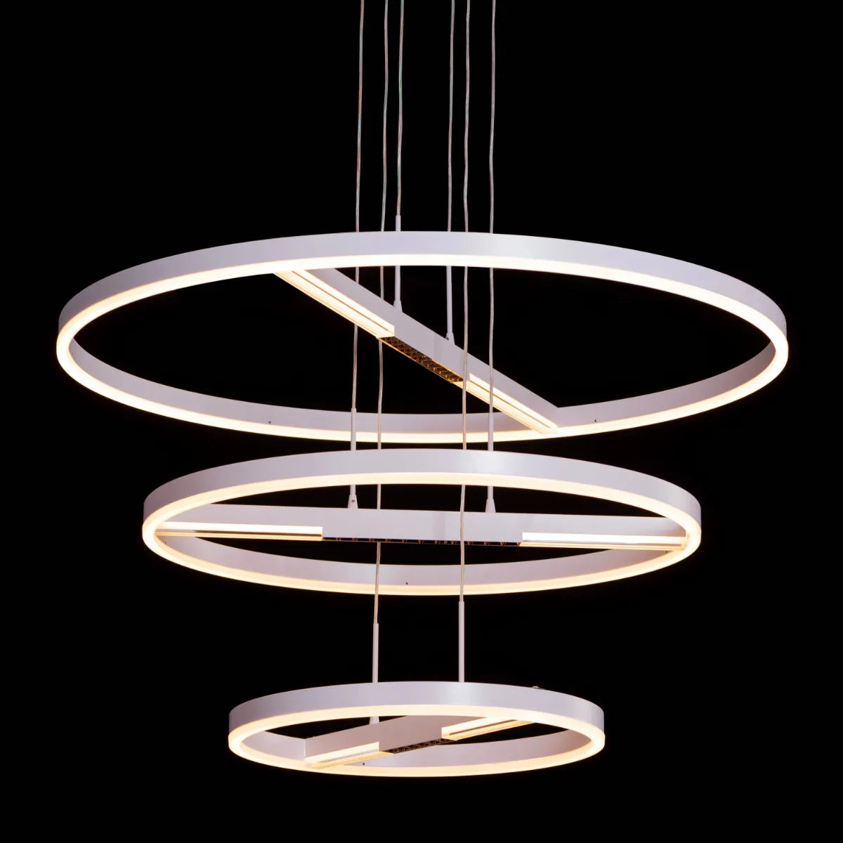 Rein In (White, Dimmable LED with Remote Control) Chandelier