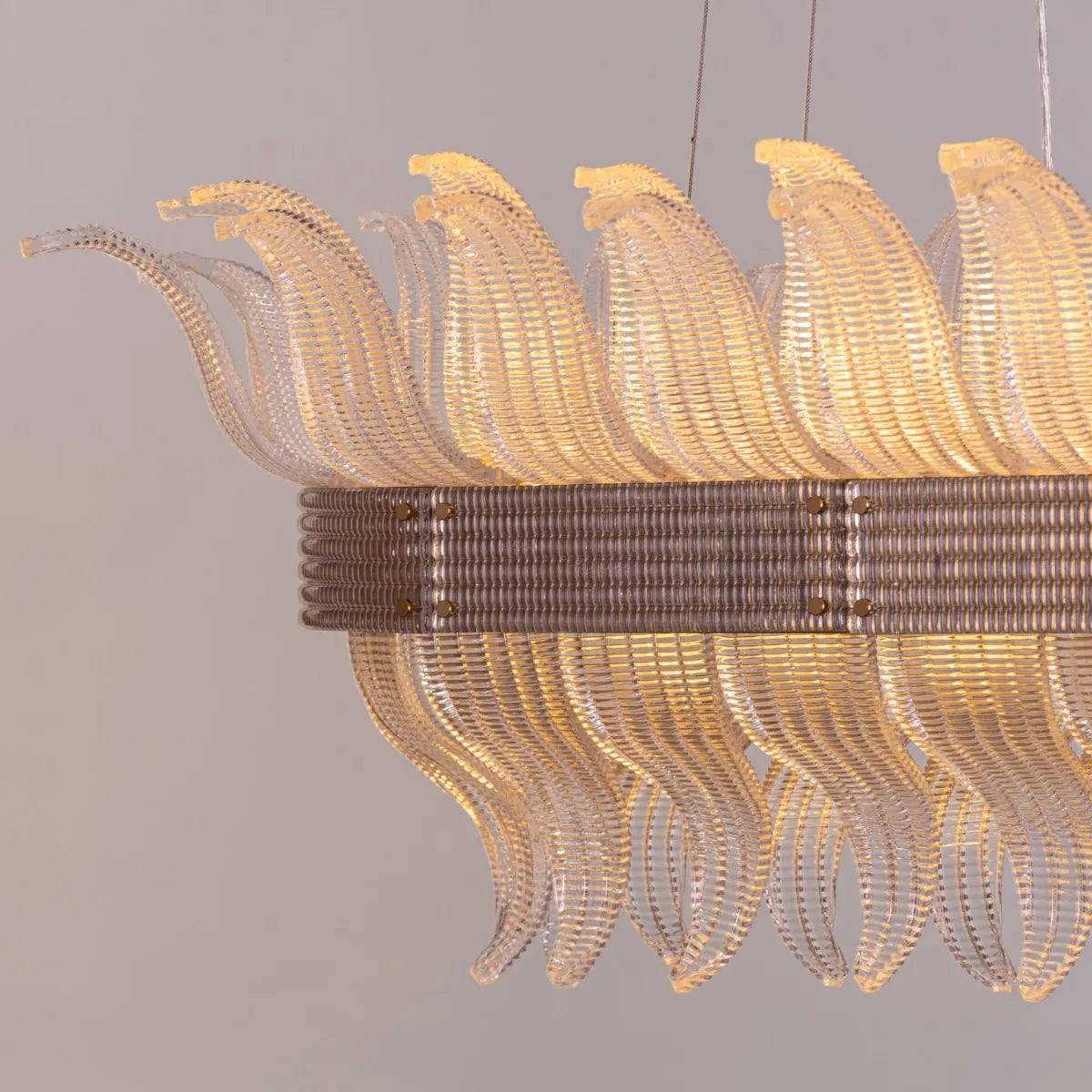 Seat At The Table (Large, Gold) Crystal Chandelier