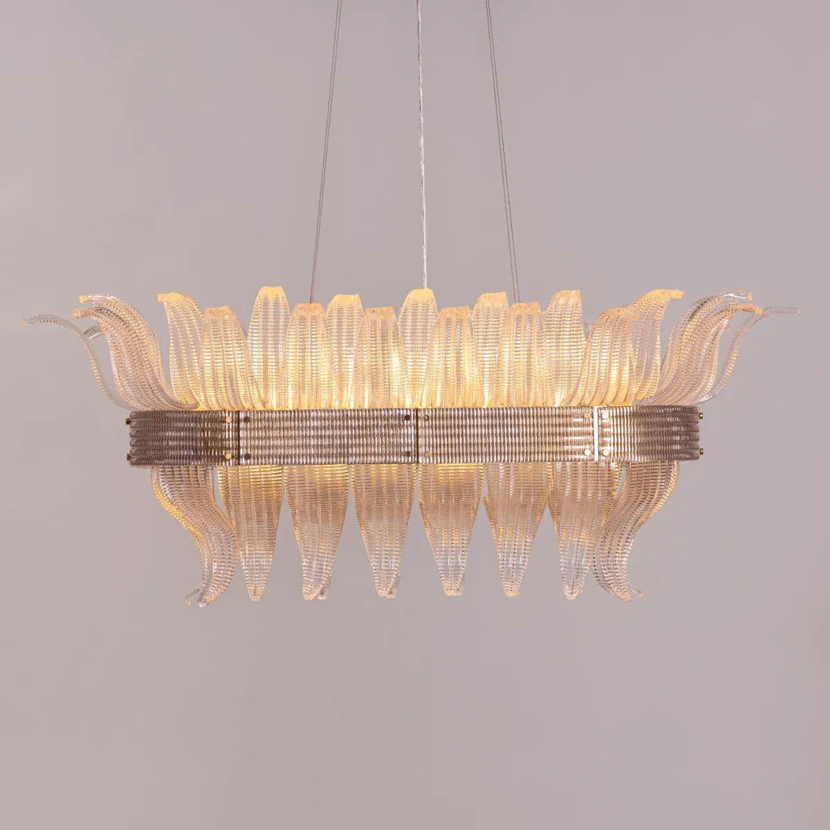 Seat At The Table (Large, Gold) Crystal Chandelier