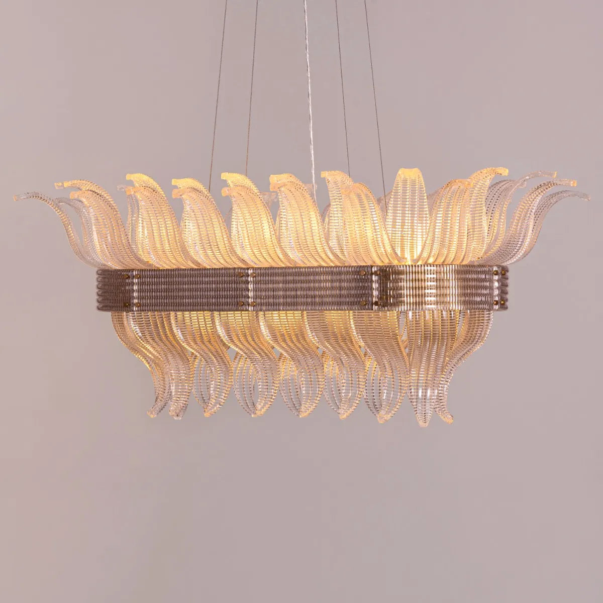 Seat At The Table (Large, Gold) Crystal Chandelier