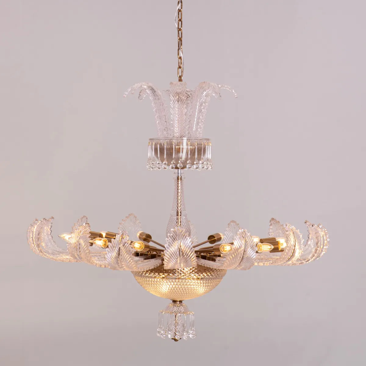 Wine Of Kings (Large, Gold) Crystal Chandelier