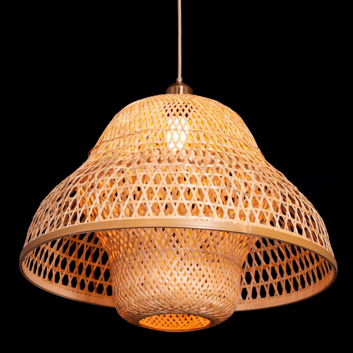 Paid The Bill Rattan Pendant Light