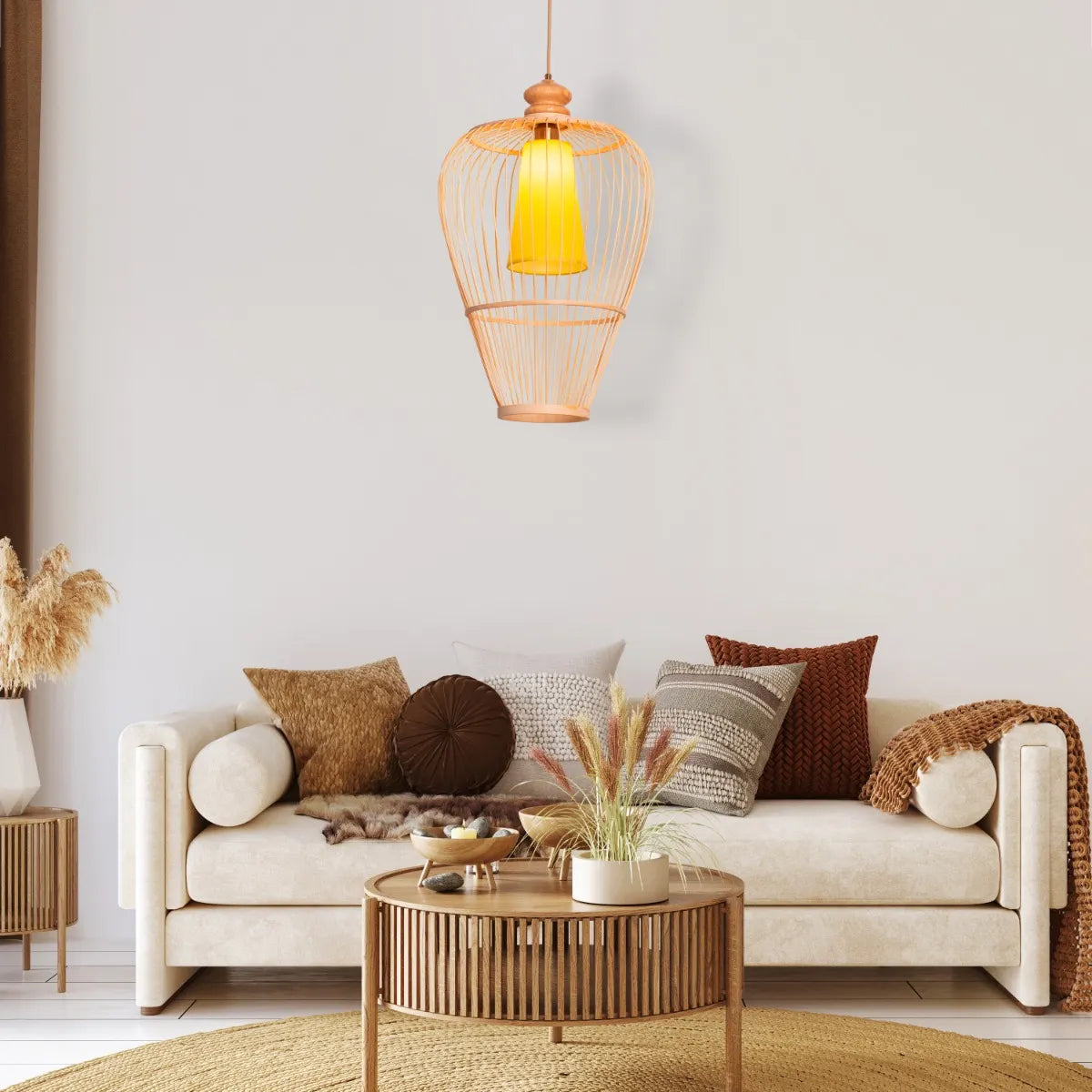 Chic Bamboo Pendant Light for a Lively and Organic Look – Wild Bloom Design