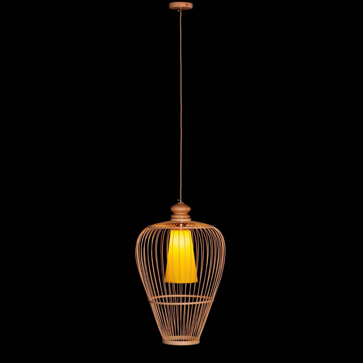 Chic Bamboo Pendant Light for a Lively and Organic Look – Wild Bloom Design