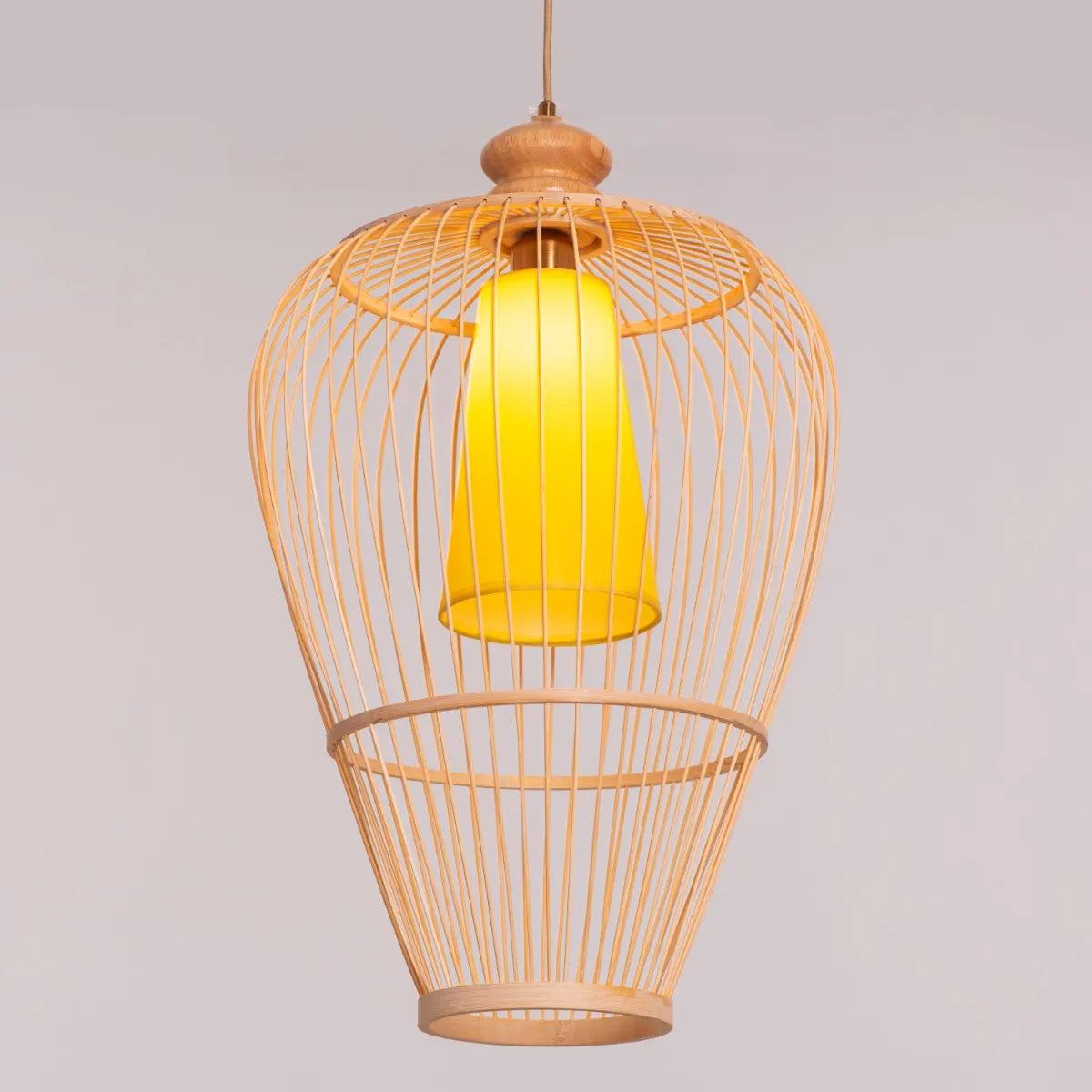 Wild Bloom Bamboo Pendant Light