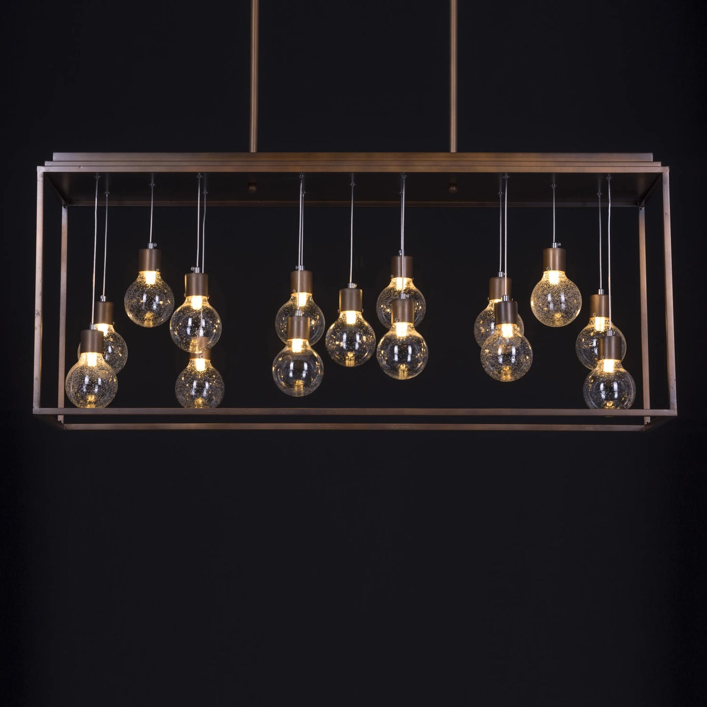 Moonlight Shimmer Glass Chandelier