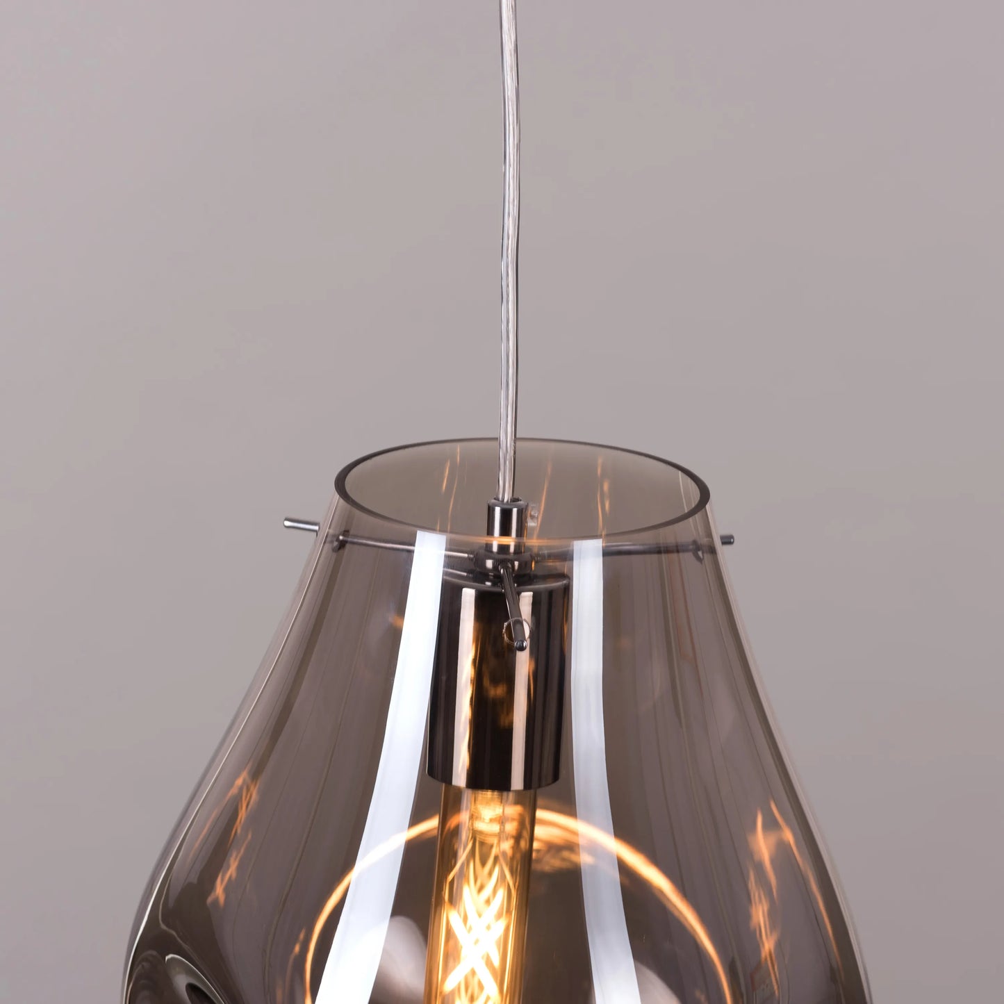 Look At Me (Gold, Smokey) Glass Pendant Light