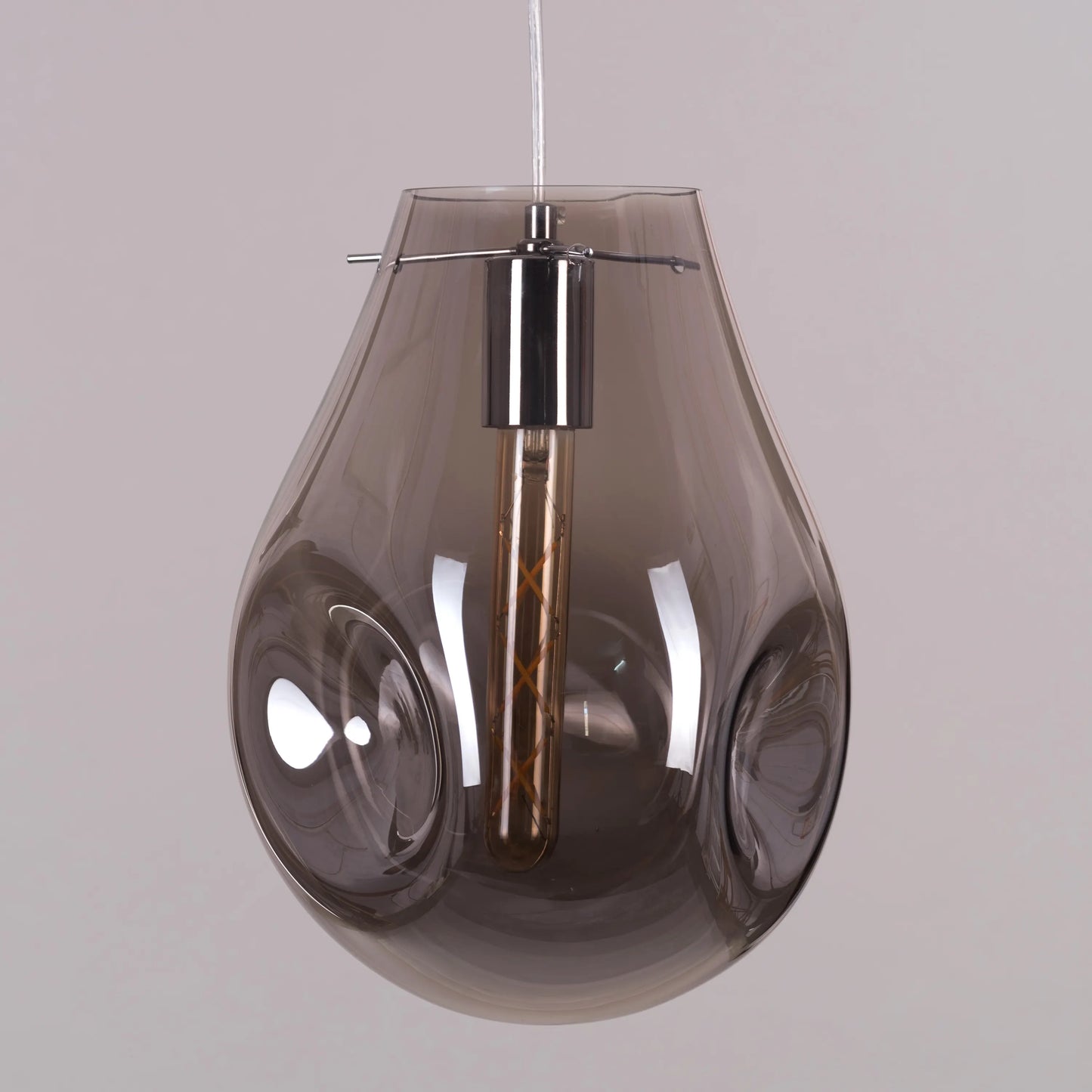 Look At Me (Gold, Smokey) Glass Pendant Light