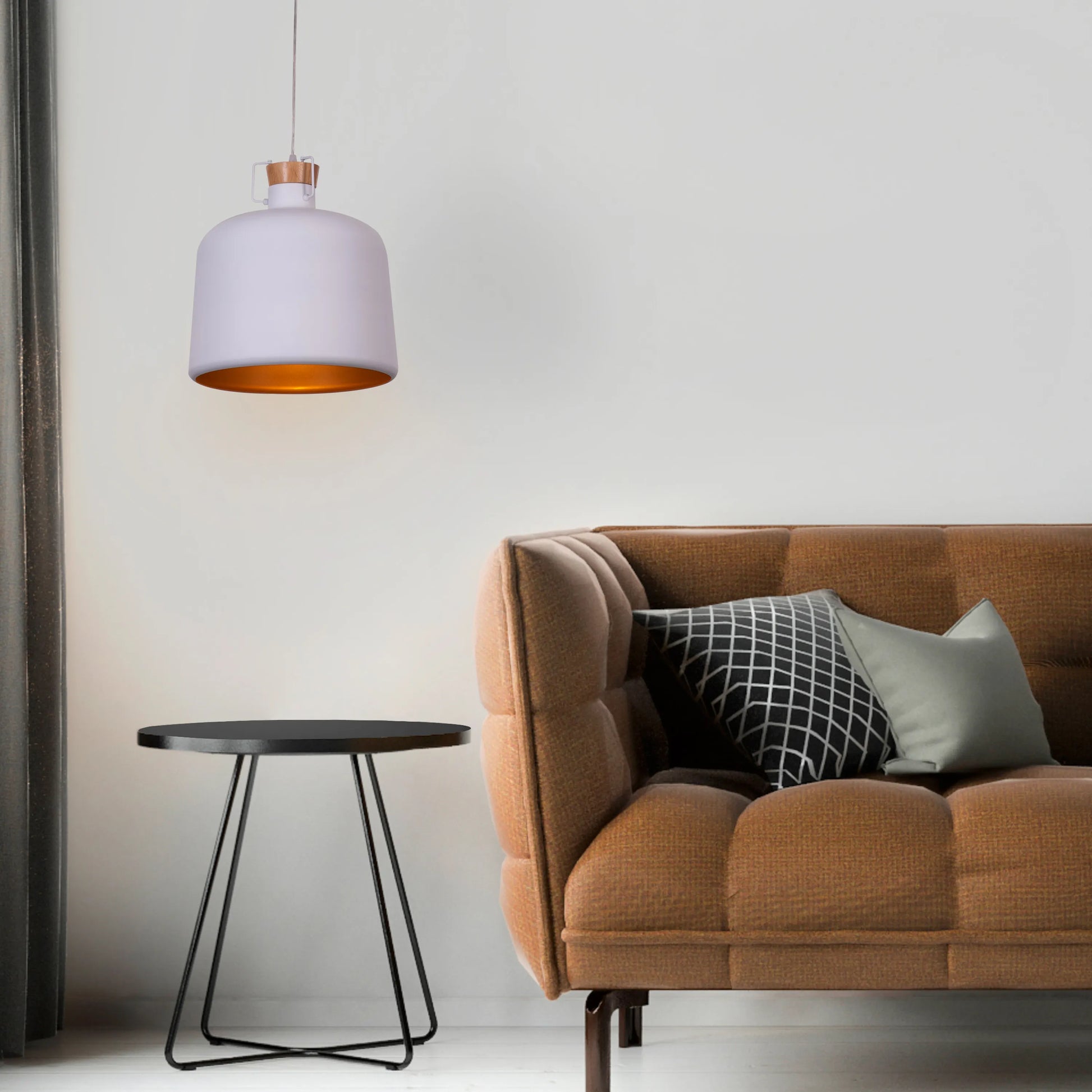 White Bliss Pendant Light with a Timeless, Elegant Appeal