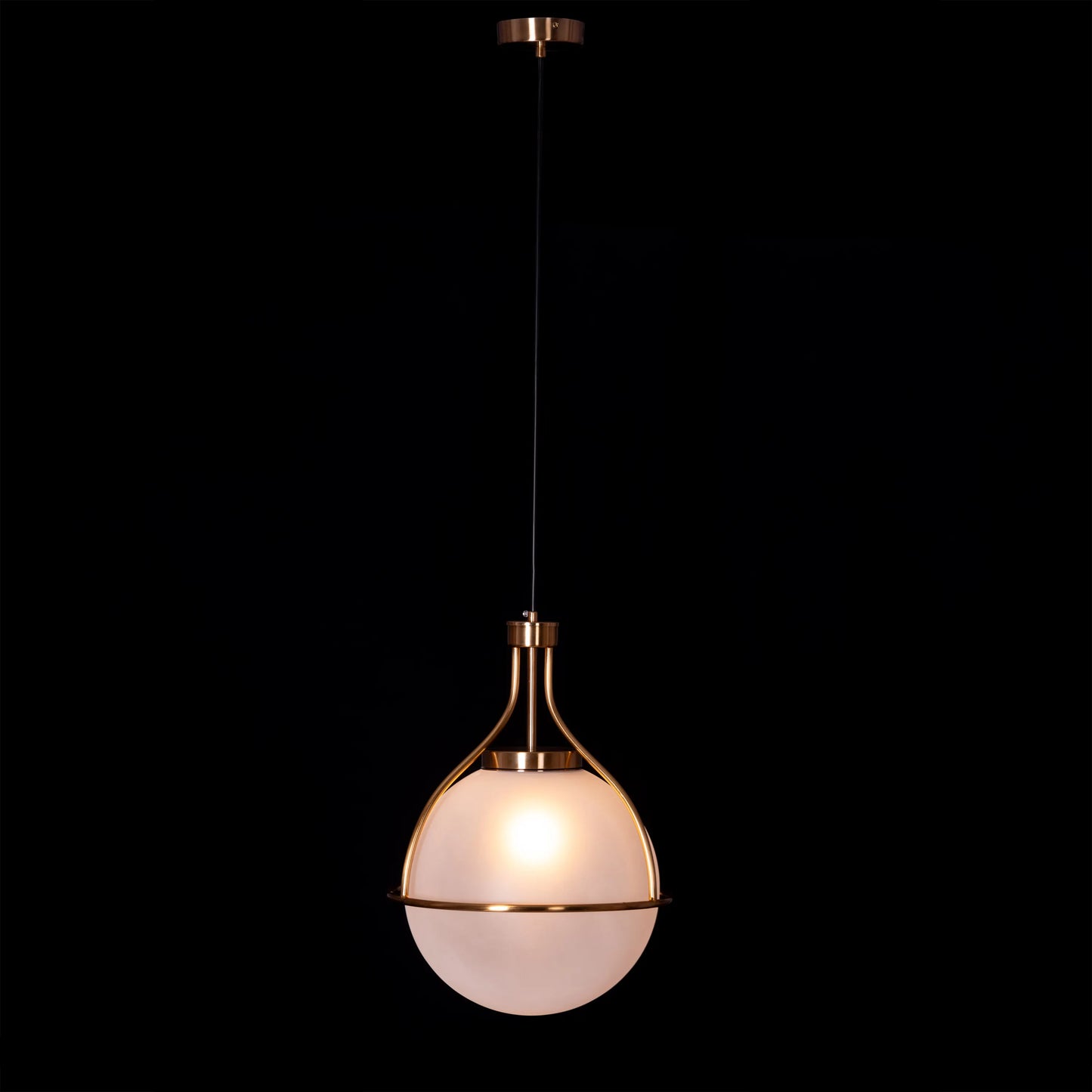 Find Me Nowhere Frosted Glass Pendant Light