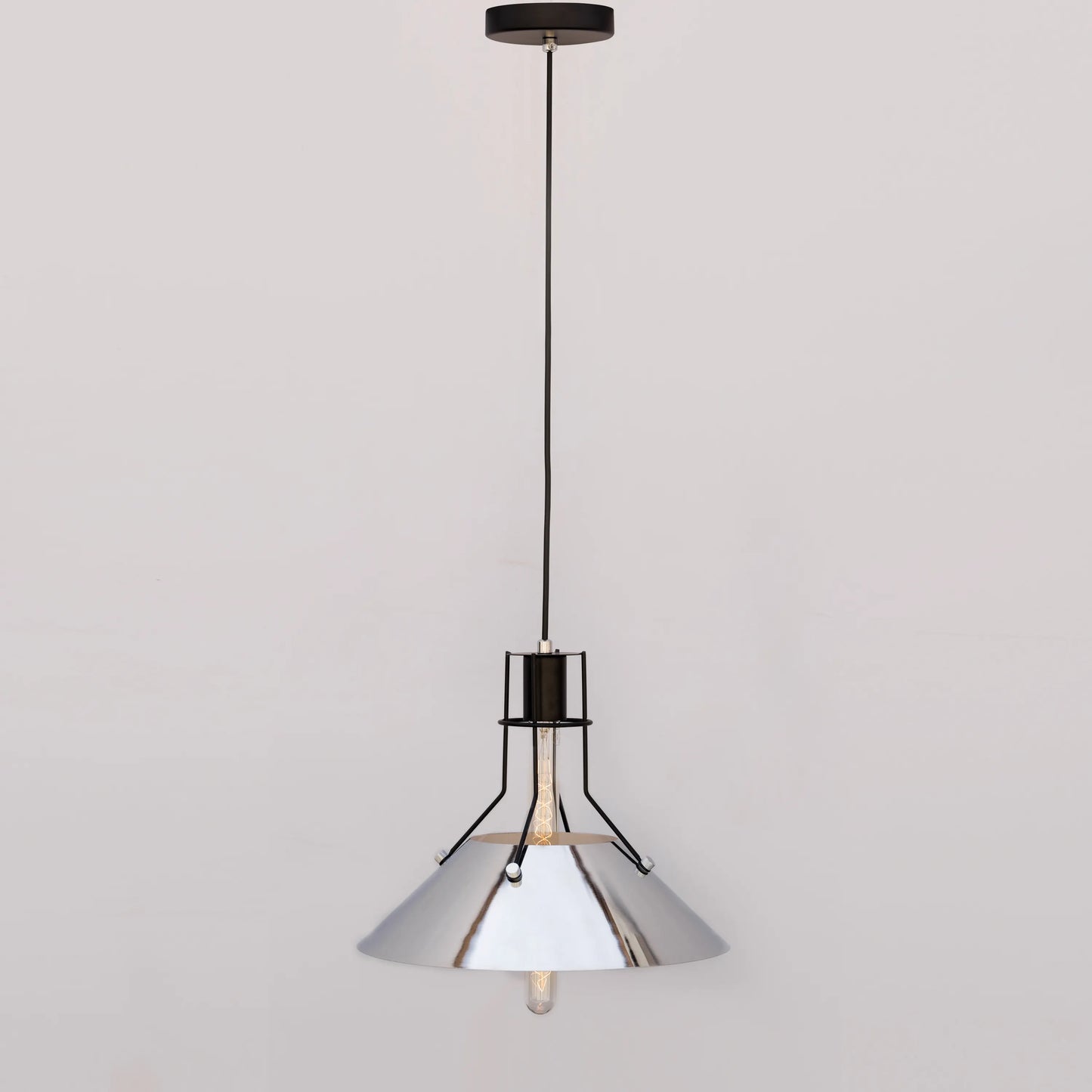 Distantly (Chrome, White) Pendant Light