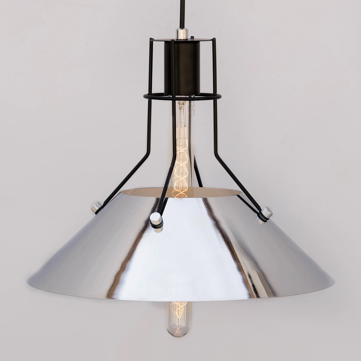 Distantly (Chrome, White) Pendant Light