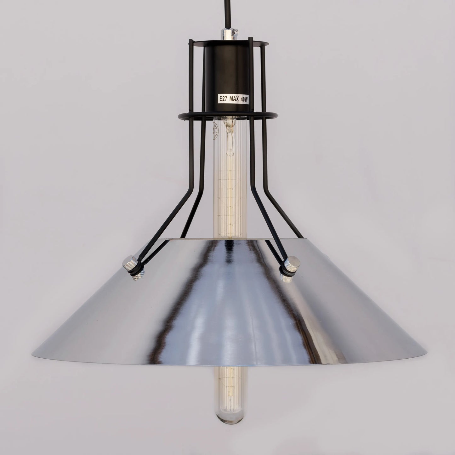 Distantly (Chrome, White) Pendant Light