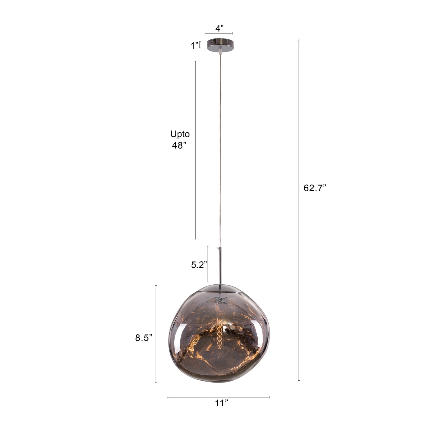 Ongoing Love Glass Pendant Light