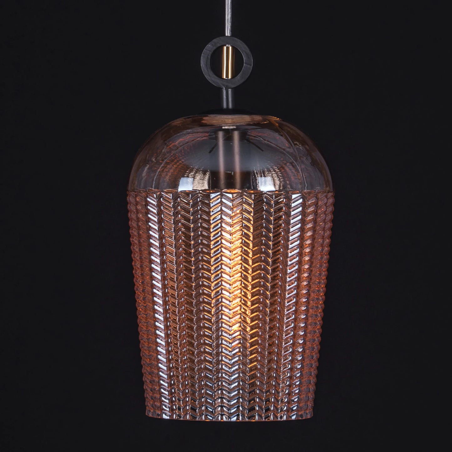 Calm Skies Textured Glass Pendant Light