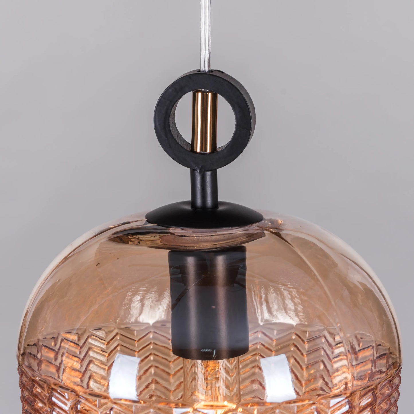 Calm Skies Textured Glass Pendant Light