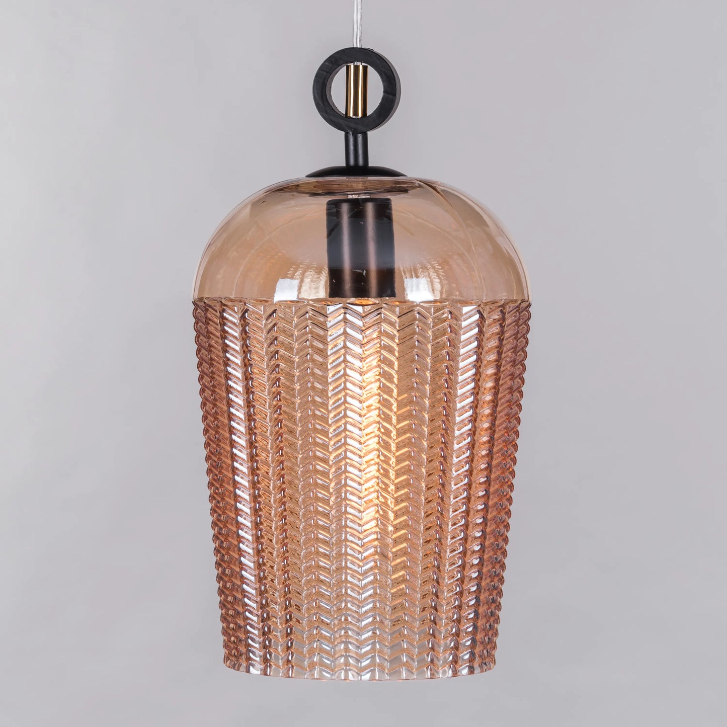 Calm Skies Textured Glass Pendant Light