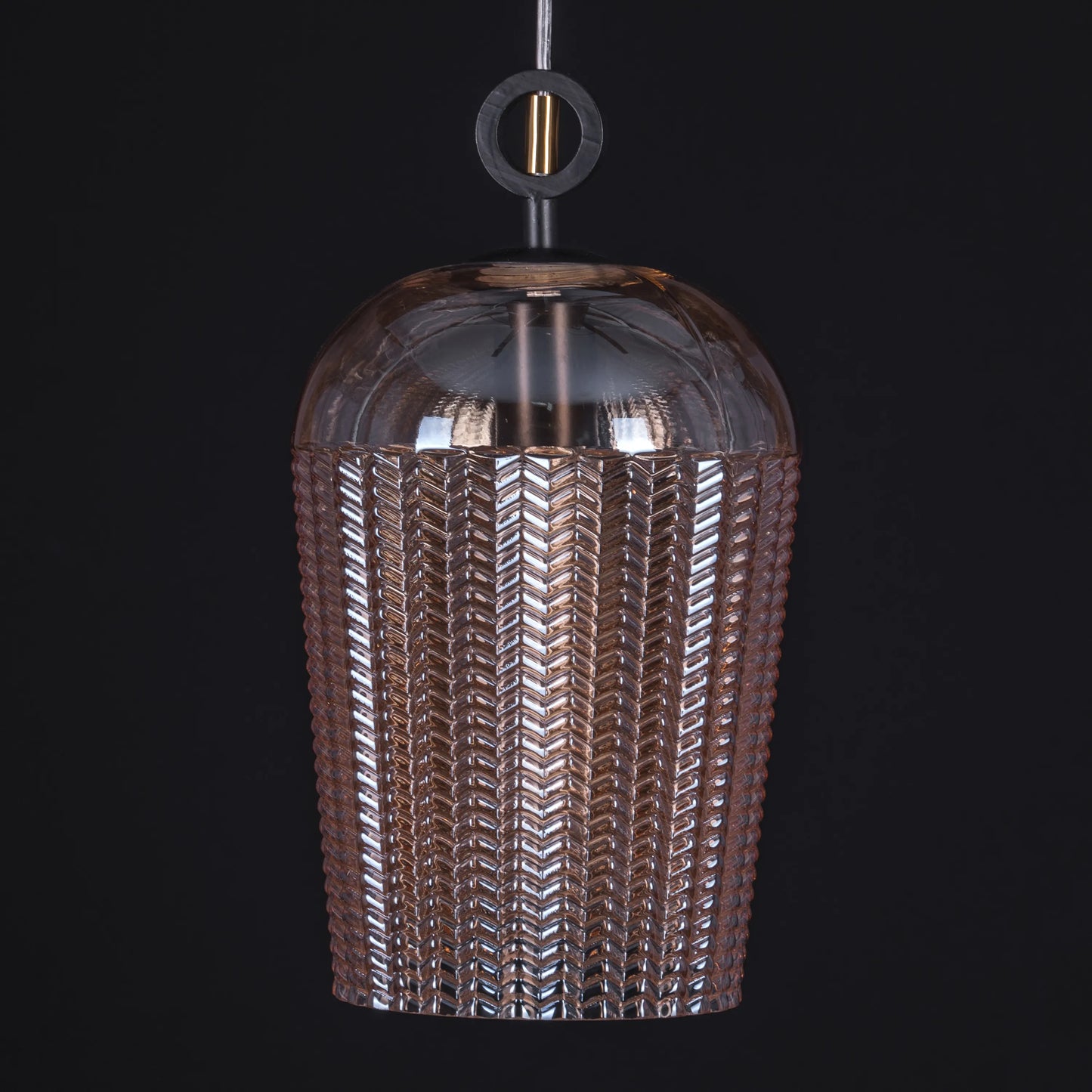 Calm Skies Textured Glass Pendant Light