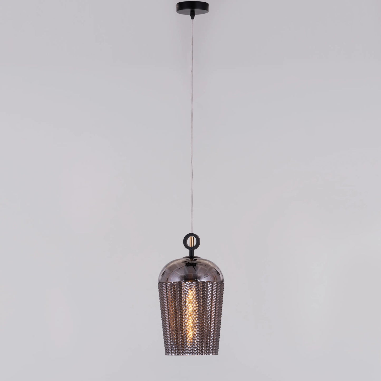 Calm Skies Textured Glass Pendant Light