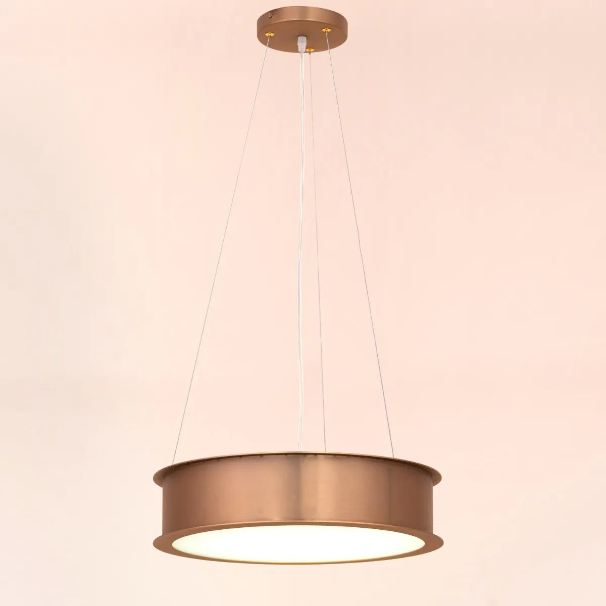 A luxurious pendant light named 'Treasure,' featuring a stunning gold finish and equipped with dimmable LED lights that can be controlled by a remote. The elegant design showcases a modern silhouette, with intricate detailing that catches the eye. This versatile pendant adds a touch of glamour and sophistication, allowing for customizable lighting to create the perfect ambiance in any space.