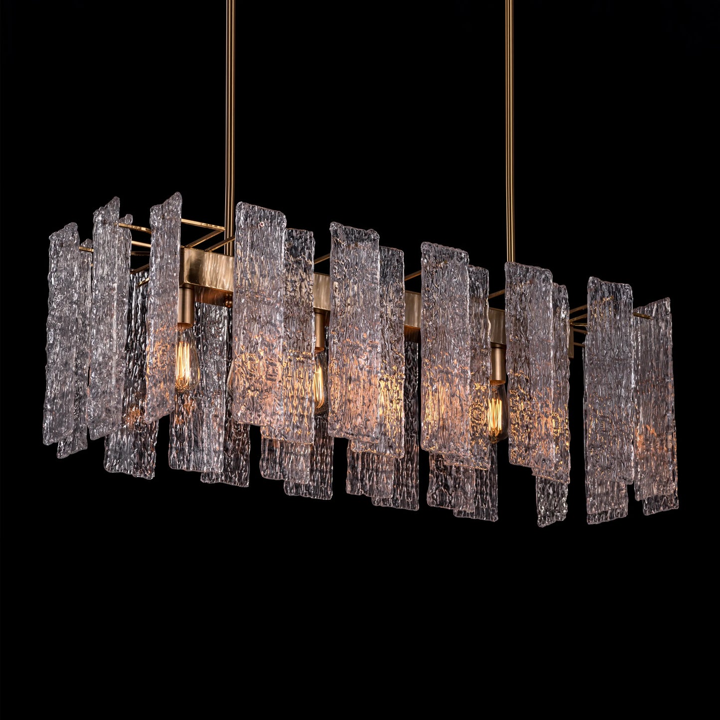 Vienna Waiting Chandelier in gold finish