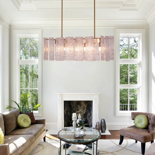 Vienna Waiting Chandelier in gold finish