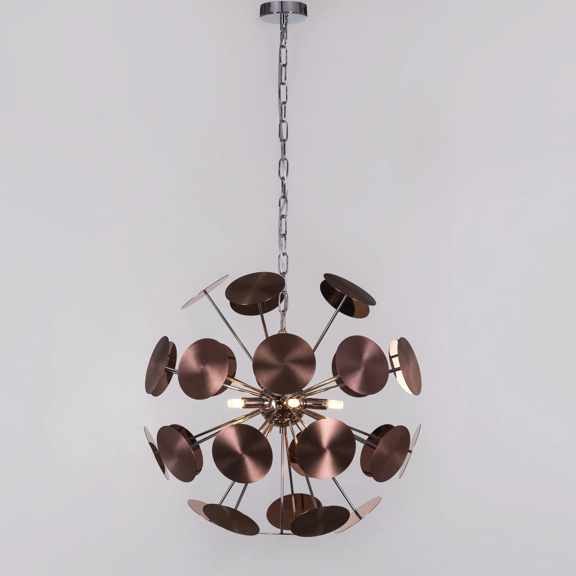 Always & Never Chandelier in copper finish