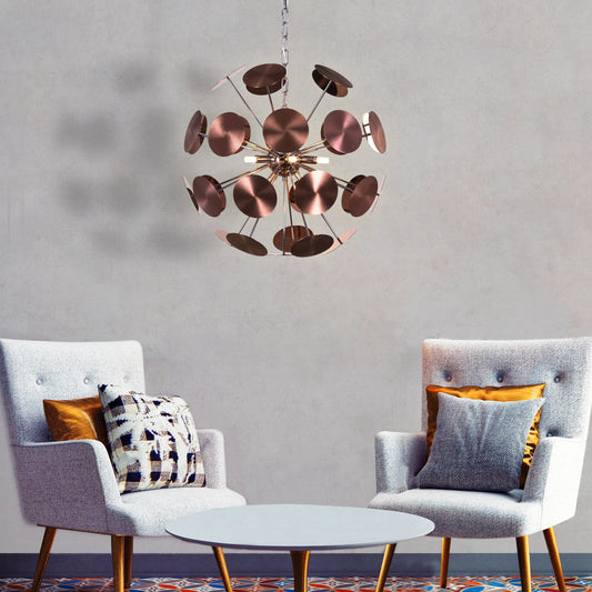 Always & Never Chandelier in copper finish