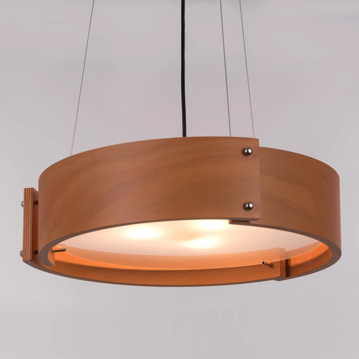 Swiss Chalet (Maple) Wooden Pendant Light