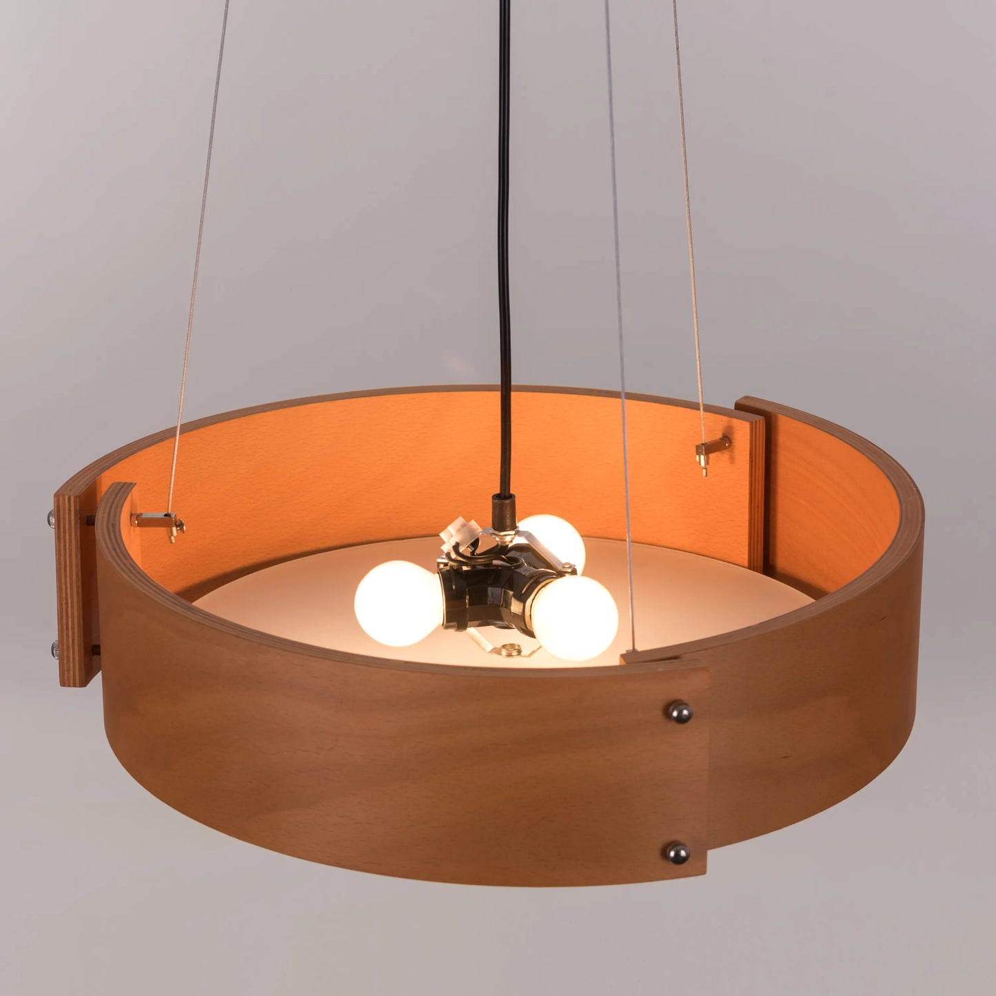 Swiss Chalet (Maple) Wooden Pendant Light