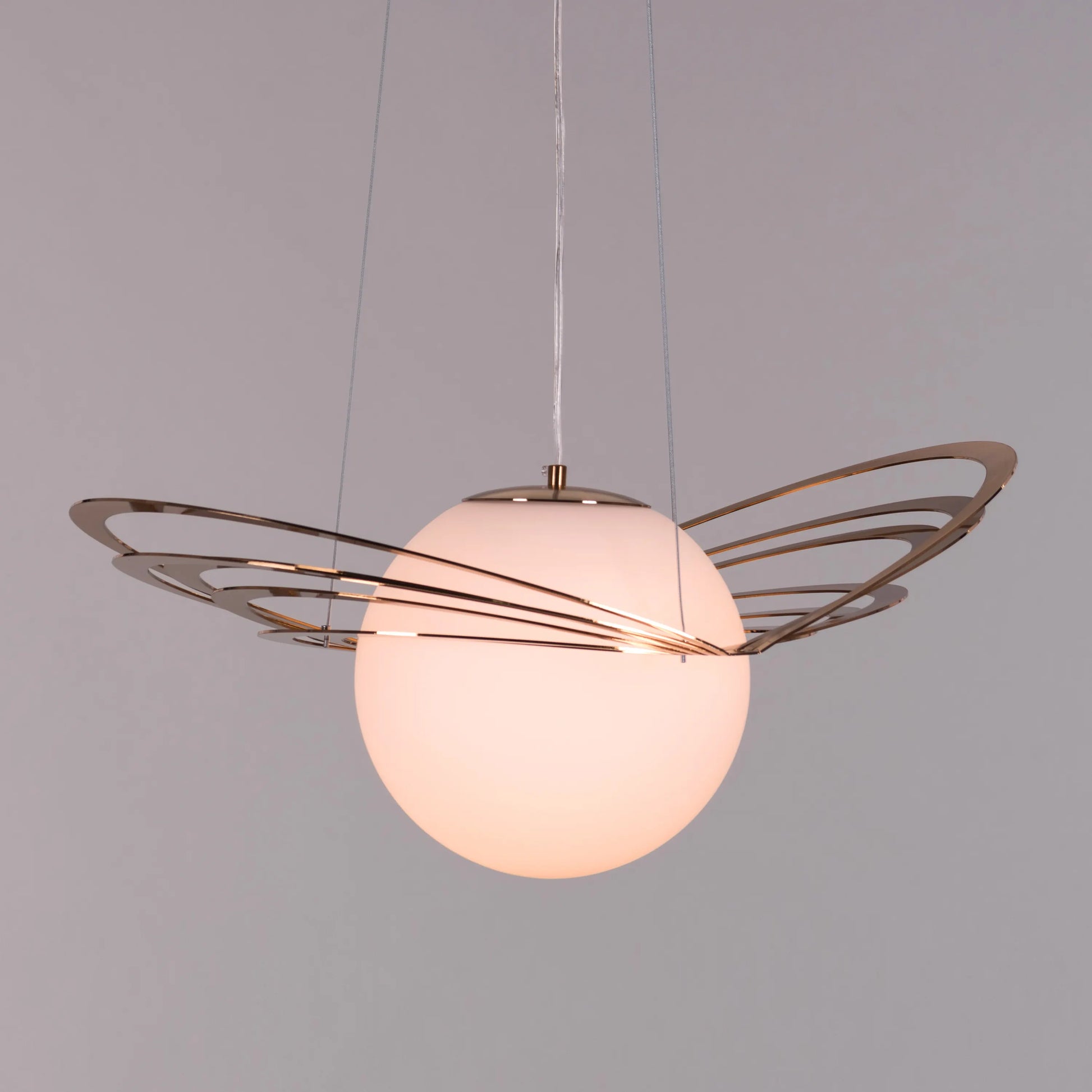 Luxurious Golden Snitch Gold Pendant Light for Smart Lighting Solutions