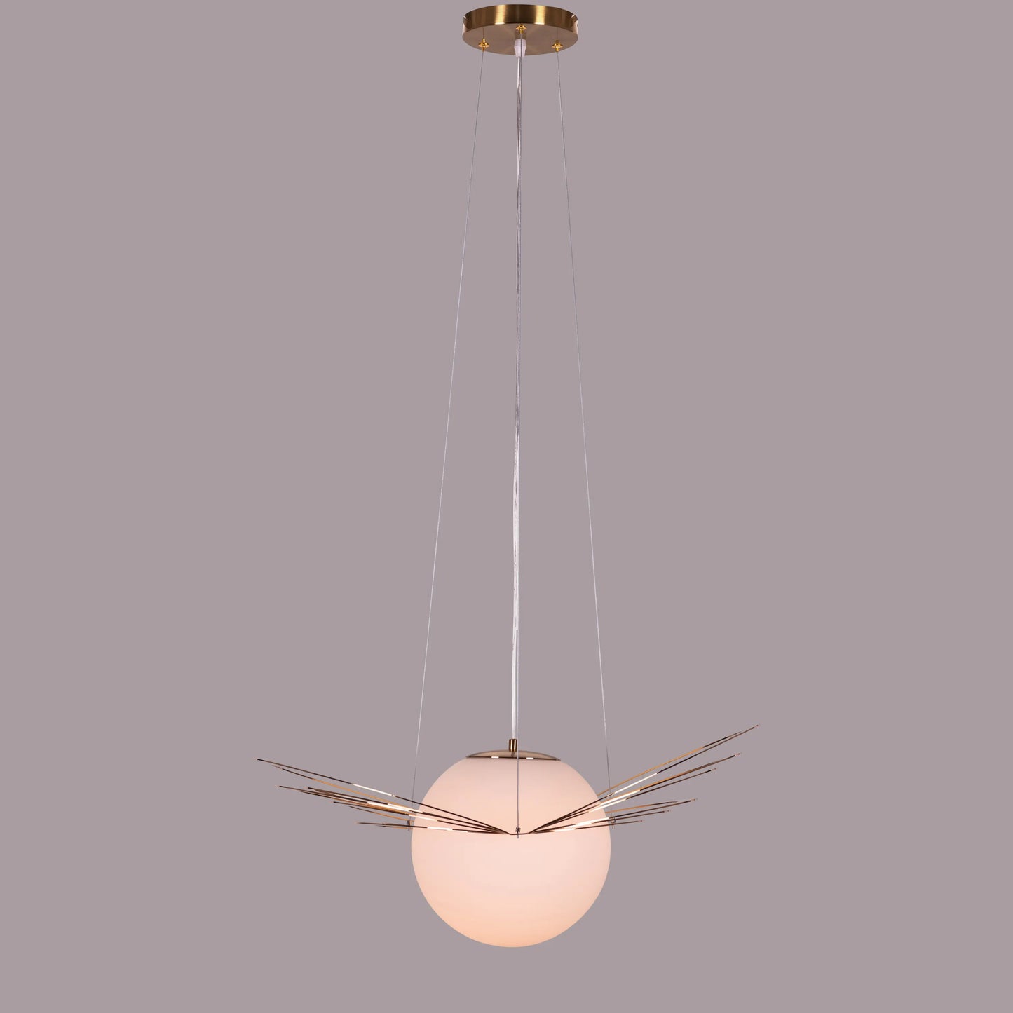 Luxurious Golden Snitch Gold Pendant Light for Smart Lighting Solutions