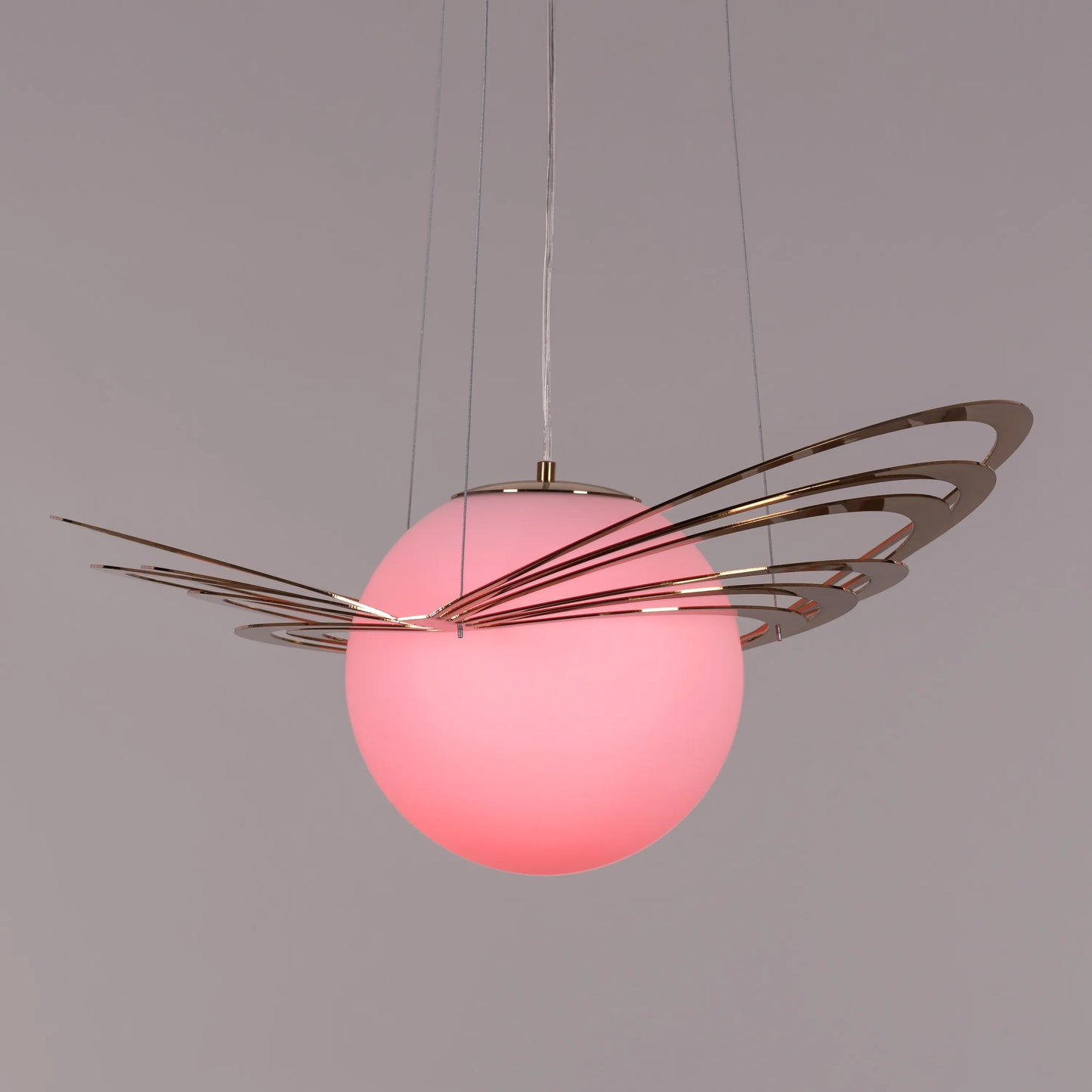 Luxurious Golden Snitch Gold Pendant Light for Smart Lighting Solutions