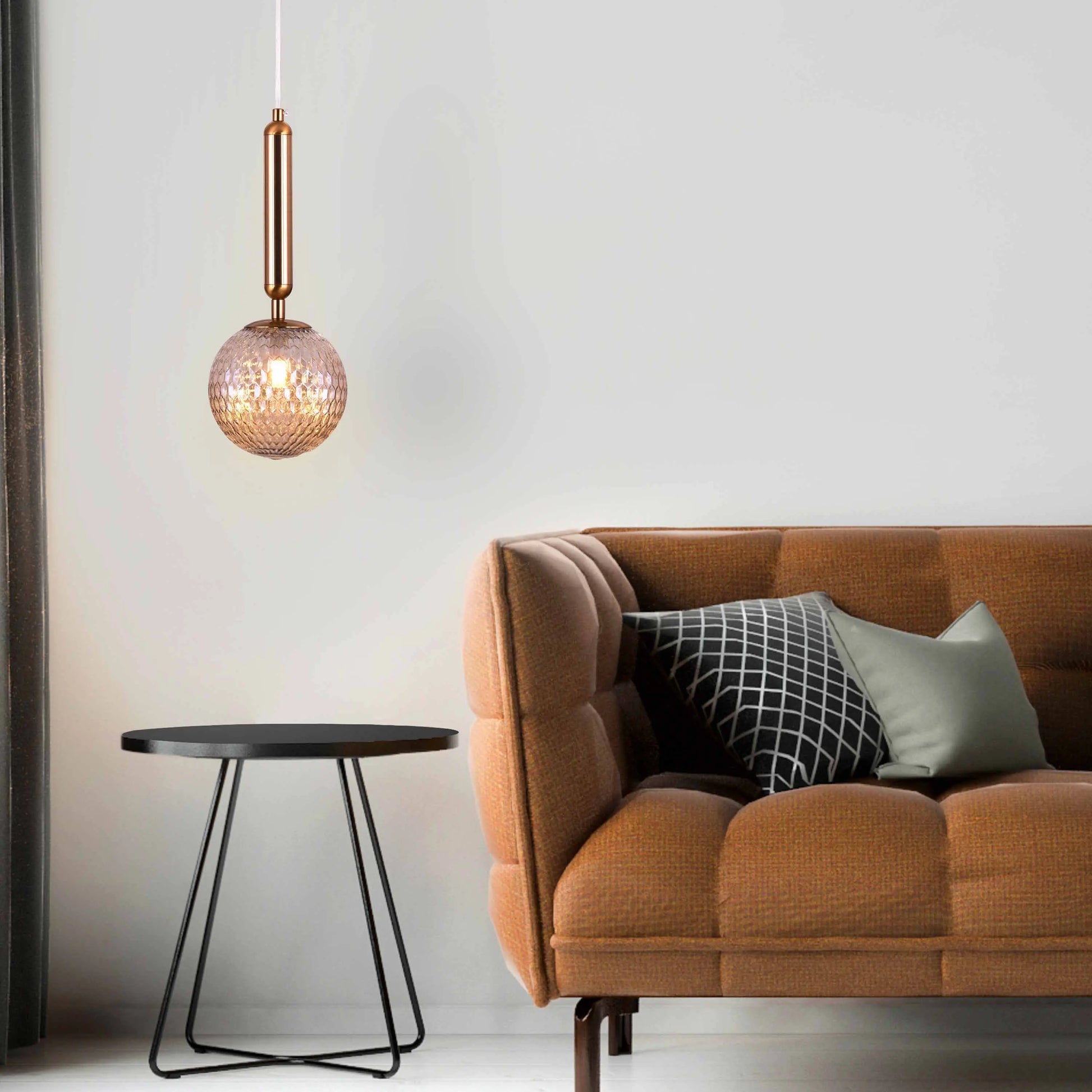 Chic Gold Pendant Light – White Lies Design for a Modern Touch