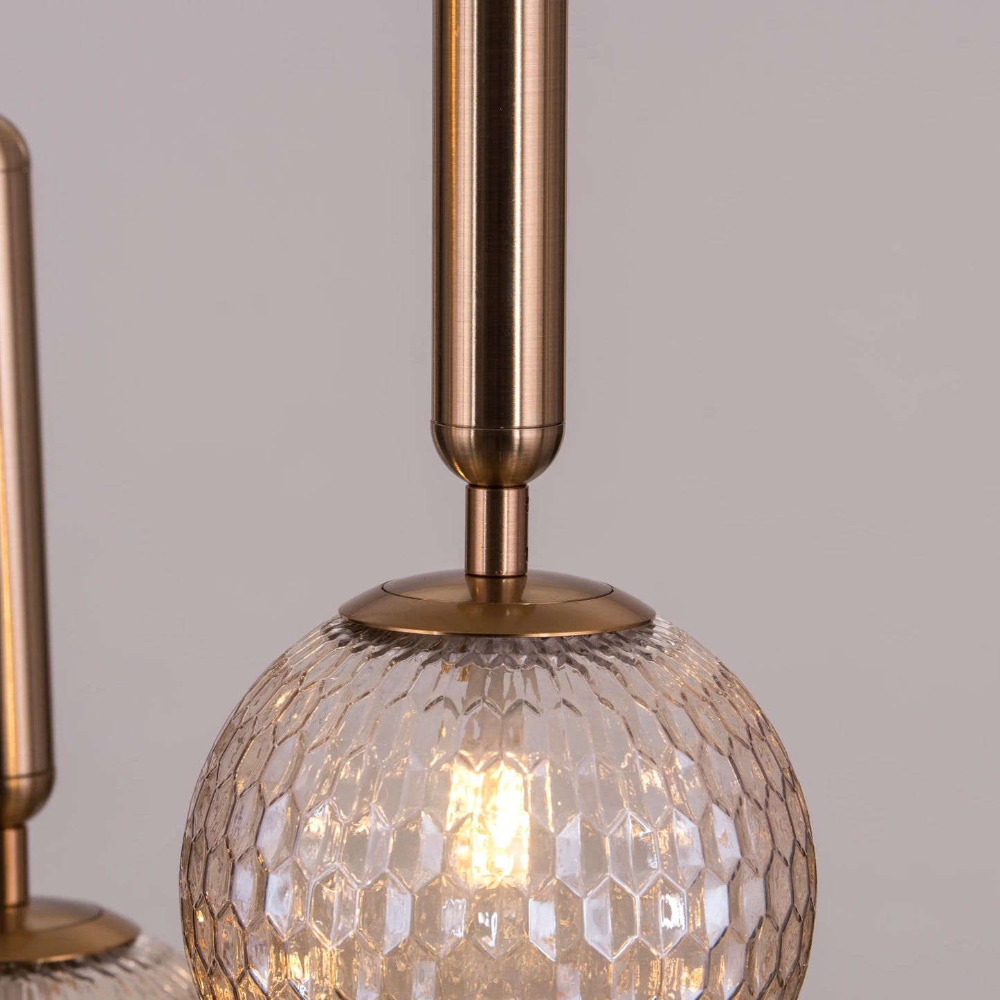 White Lies (Gold, 3 Head) Pendant Light