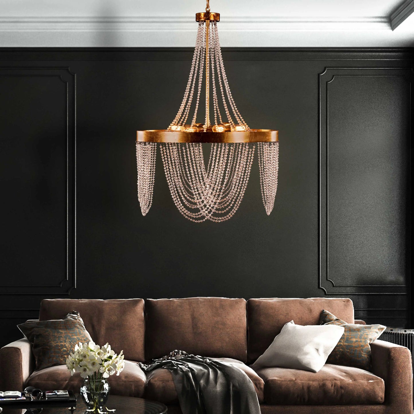 All That Glitters Crystal Chandelier