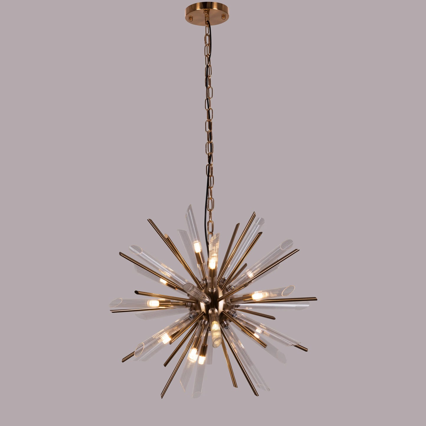 Dance Off Grand Glass Tube Chandelier