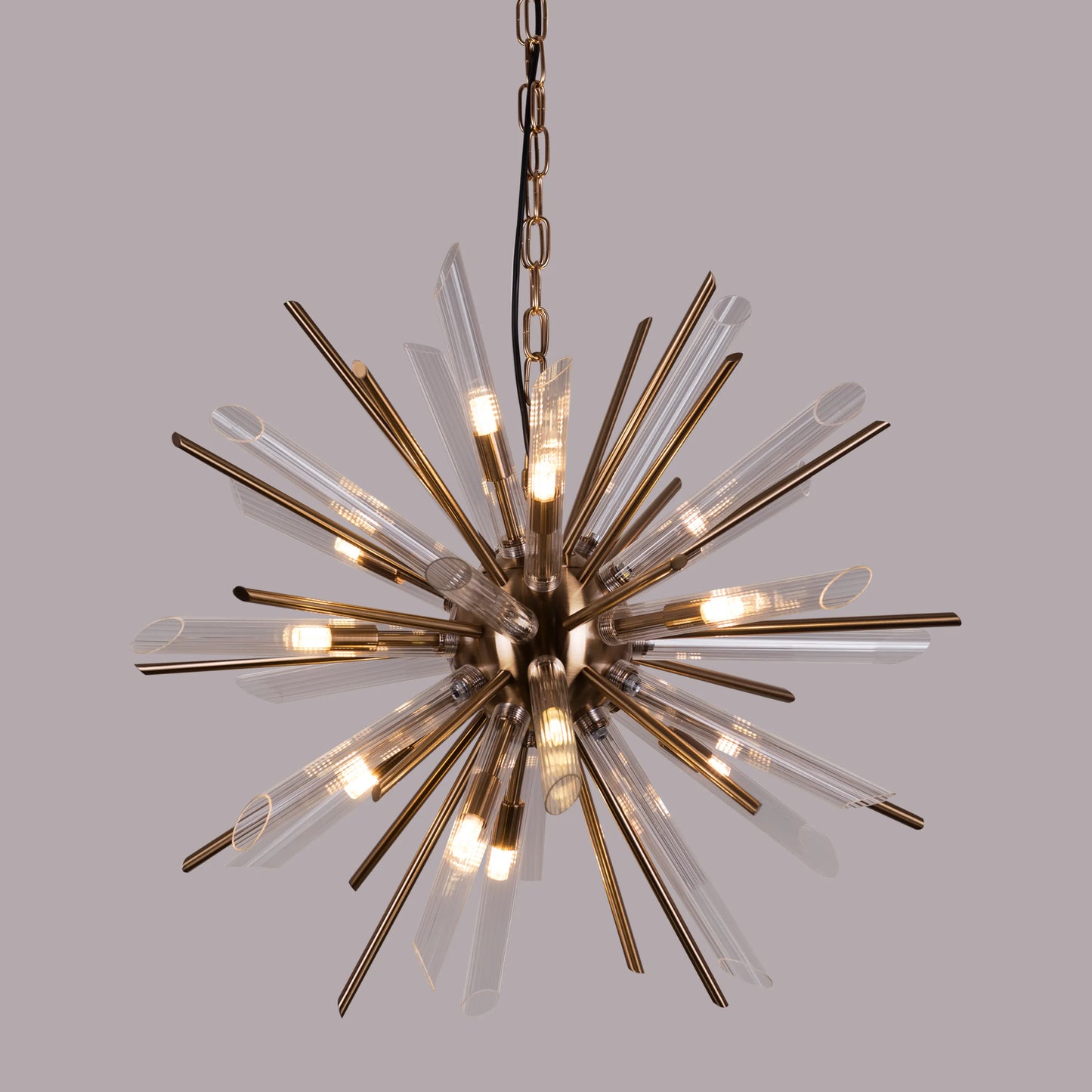 Dance Off Grand Glass Tube Chandelier