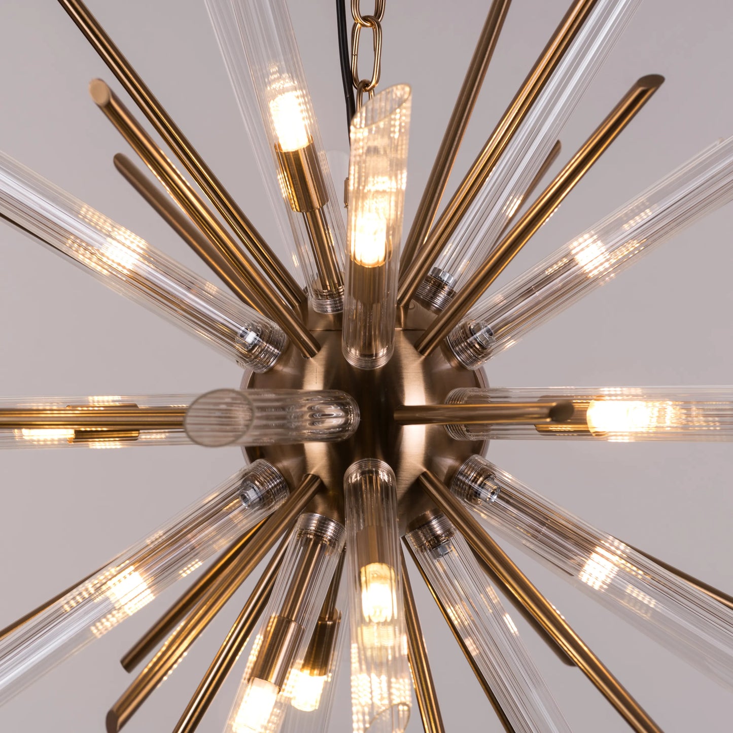 Dance Off Grand Glass Tube Chandelier