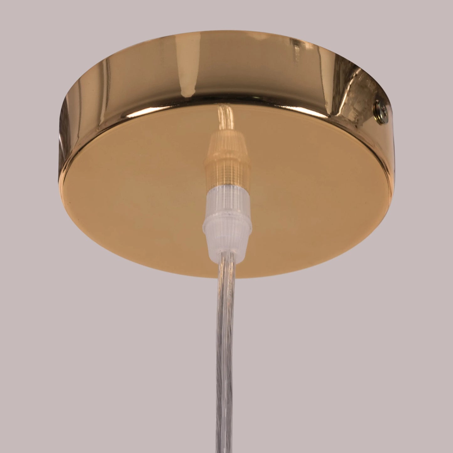 Glamour (Gold, Smokey Grey) Glass Pendant Light