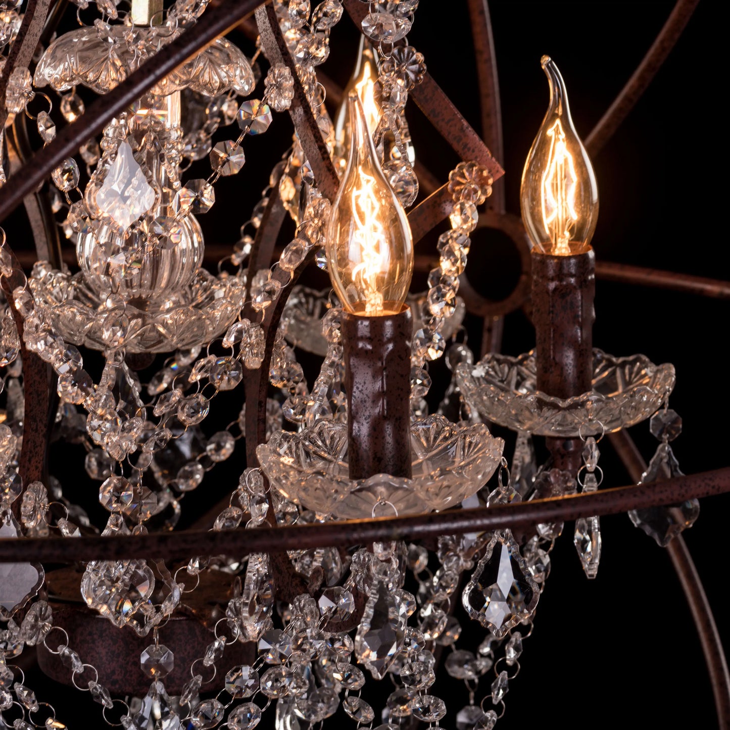 Moonlight Rendezvous Crystal Chandelier