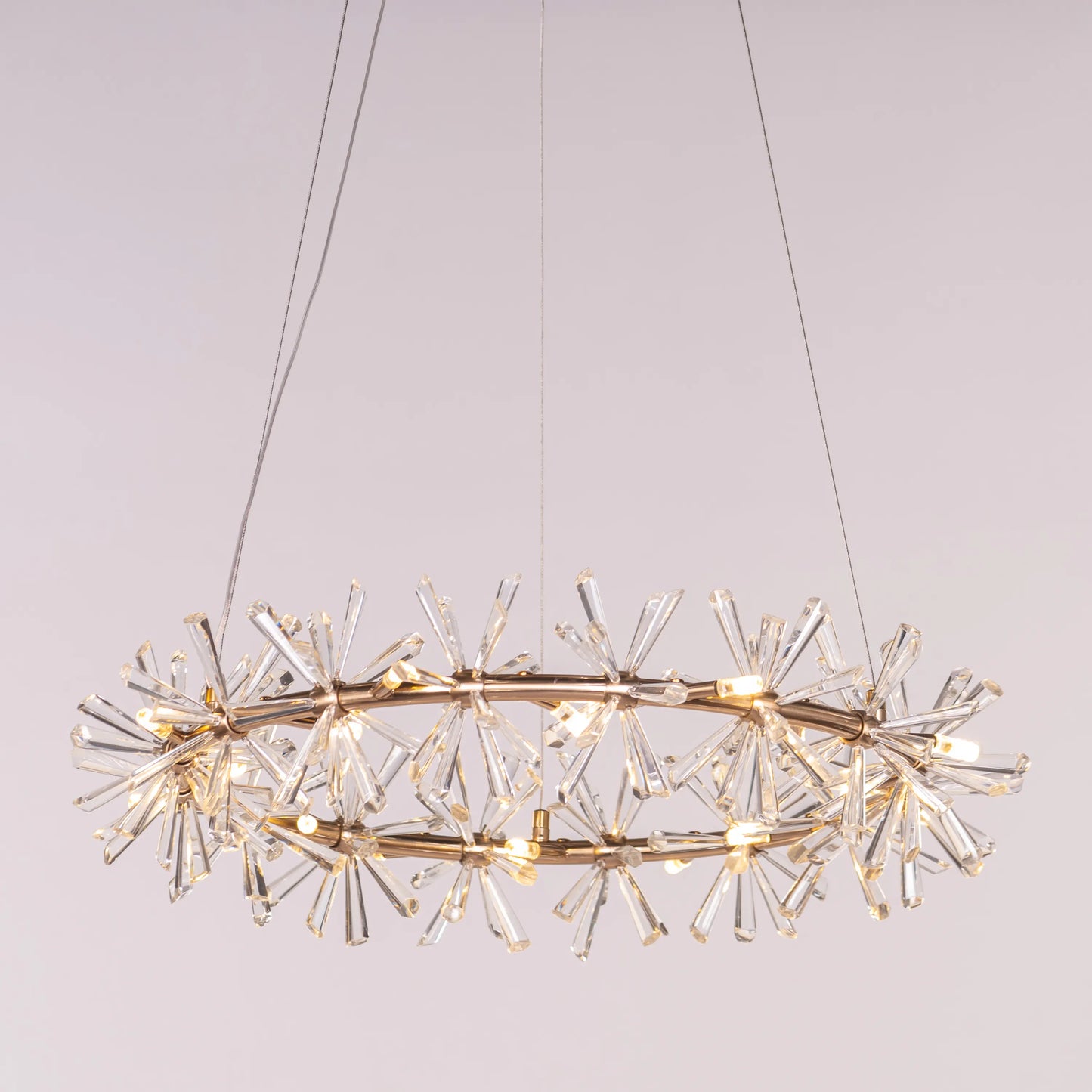 See Me In A Crown (Large, Gold) Crystal Chandelier