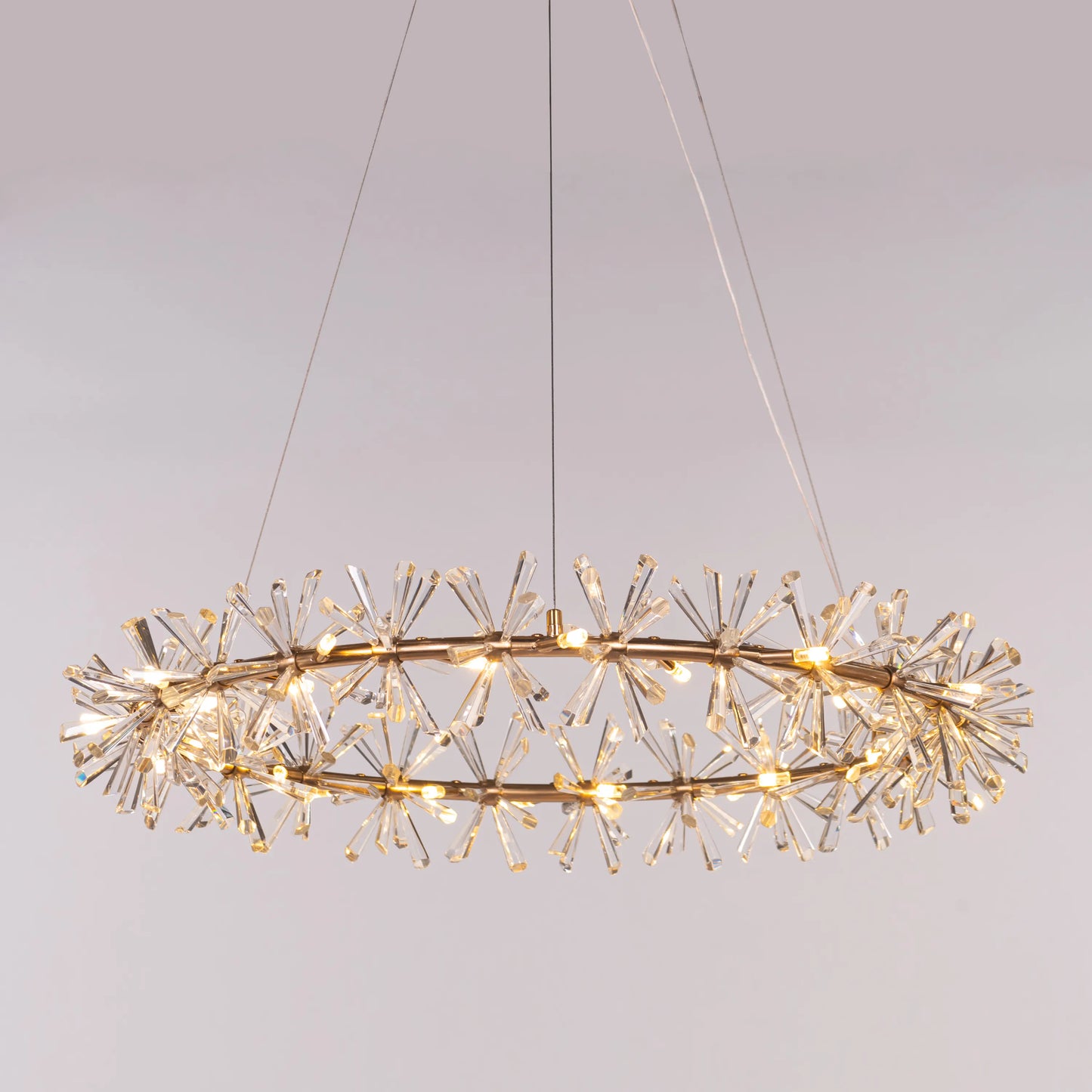 See Me In A Crown (Large, Gold) Crystal Chandelier