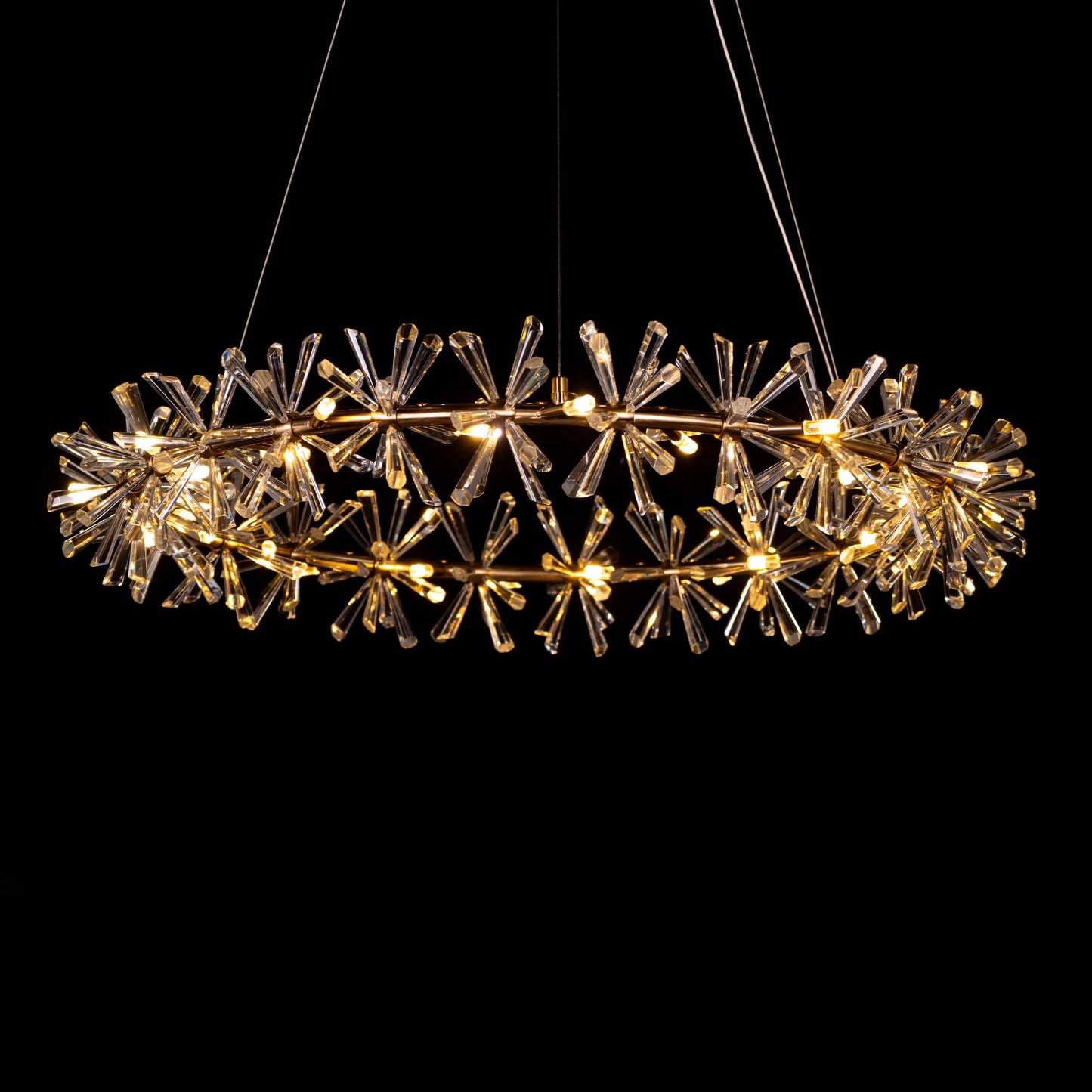 See Me In A Crown (Large, Gold) Crystal Chandelier