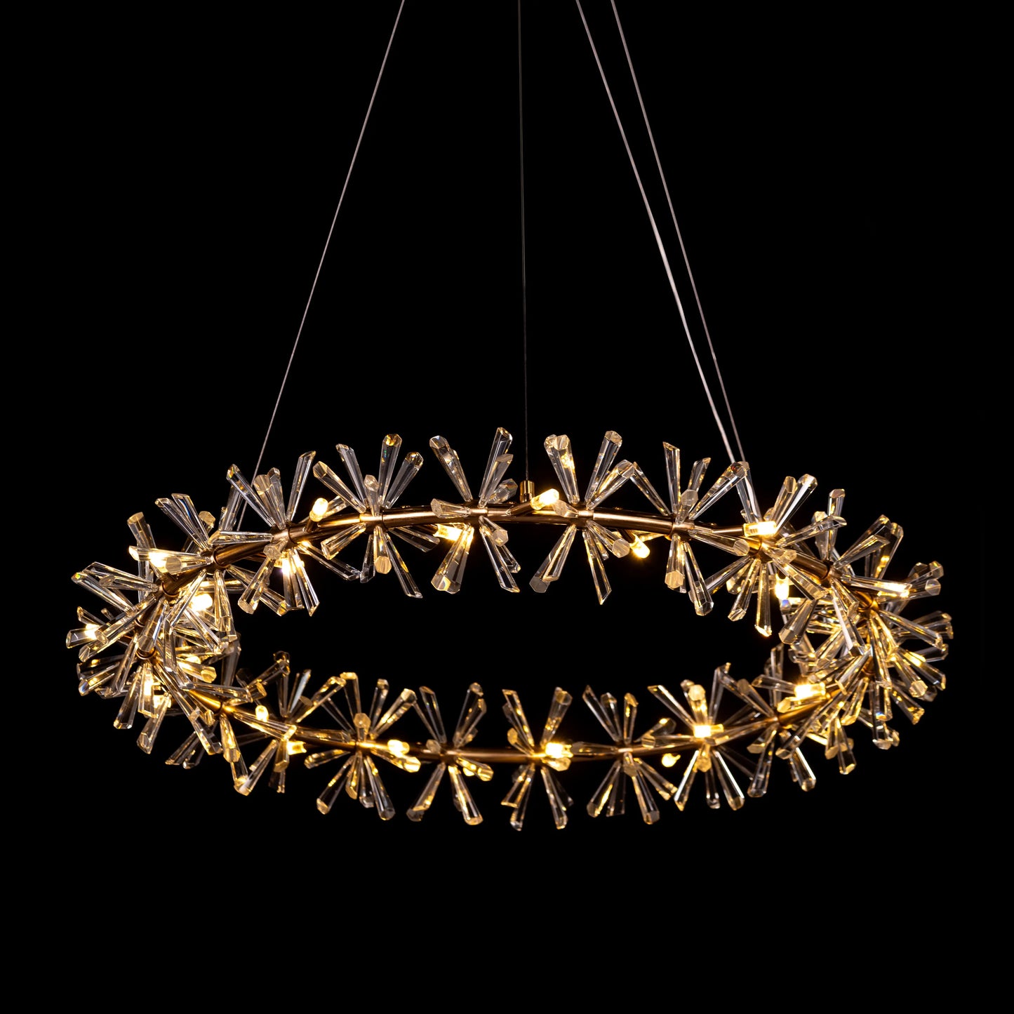 See Me In A Crown (Large, Gold) Crystal Chandelier