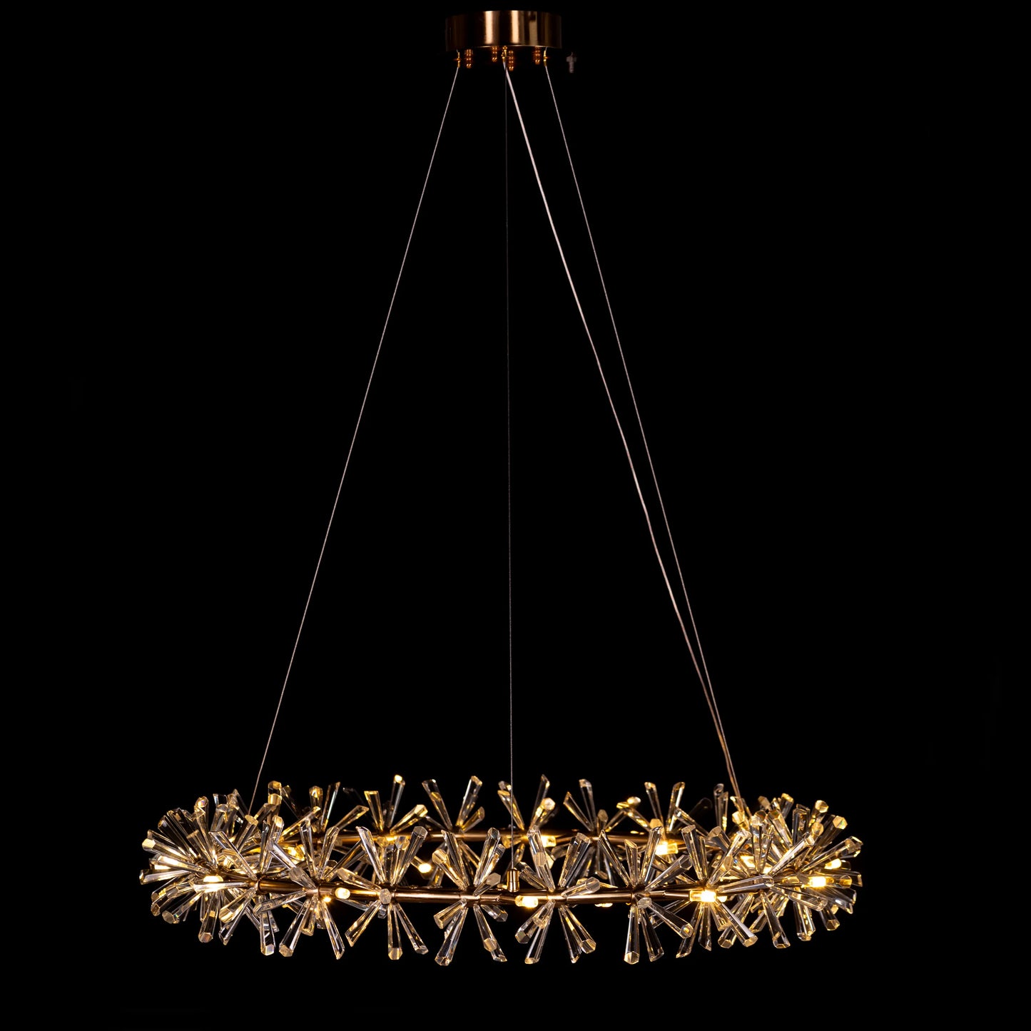 See Me In A Crown (Large, Gold) Crystal Chandelier